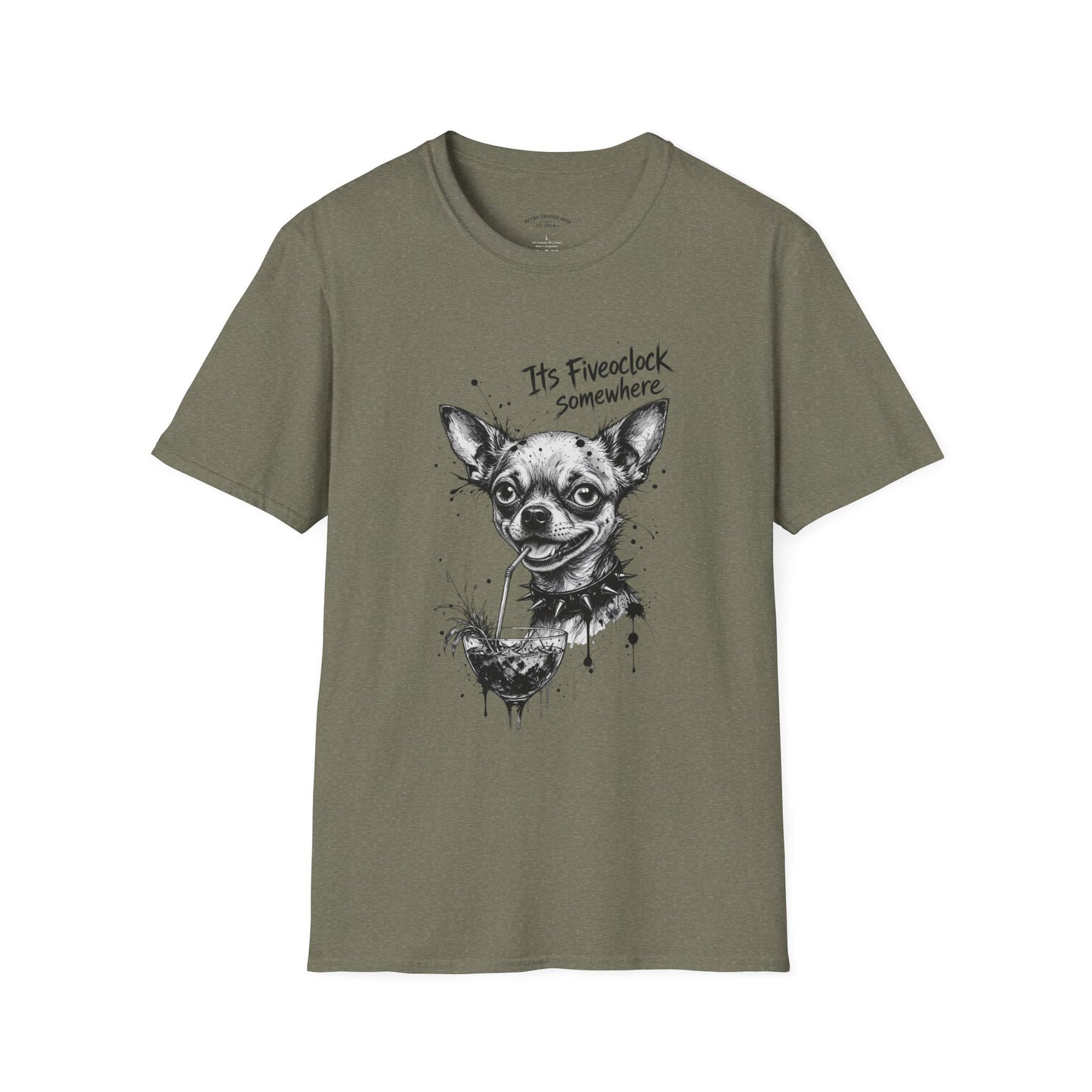 Chihuahua 'It's Five O'Clock Somewhere' T-Shirt