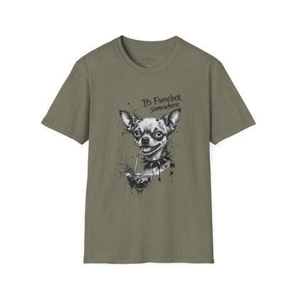 Chihuahua 'It's Five O'Clock Somewhere' T-Shirt