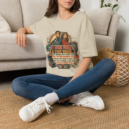 Vintage Road Trip T-Shirt — "I Come From A Time When" Retro Couple Graphic