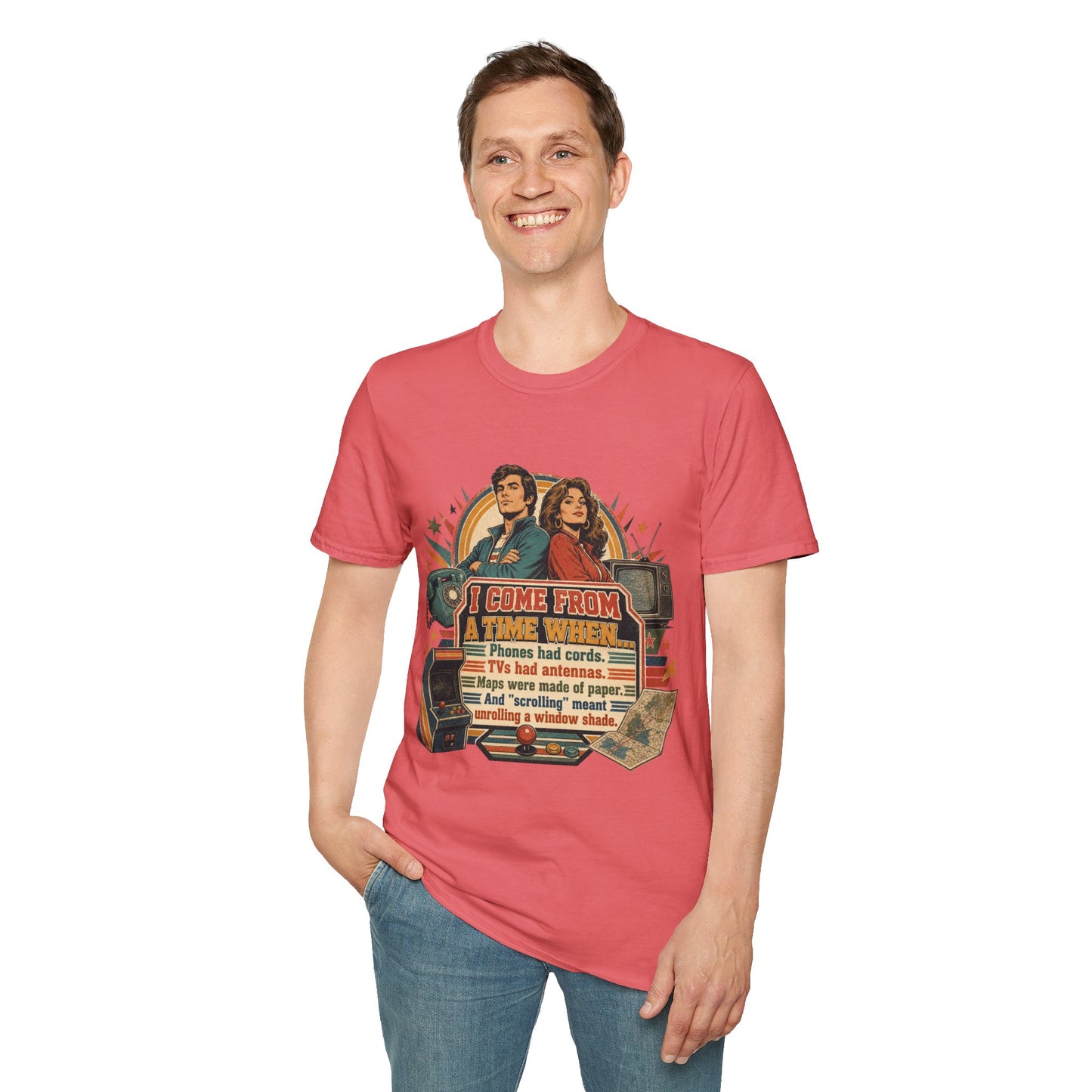 Vintage Road Trip T-Shirt — "I Come From A Time When" Retro Couple Graphic