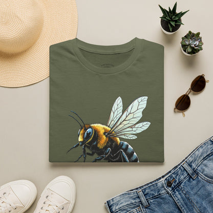 Bee Happy T‑Shirt — Cute Bumblebee Graphic Tee