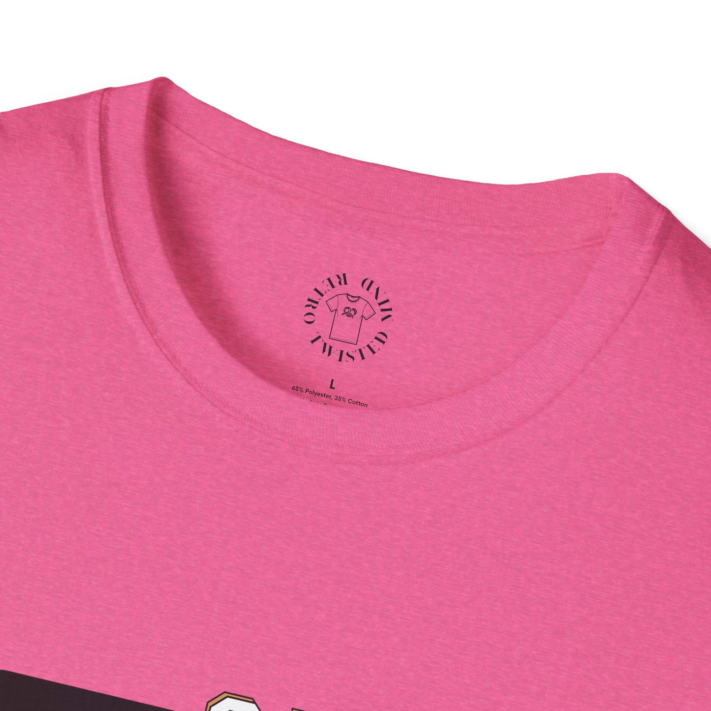 Vintage-Inspired Unisex Softstyle T-Shirt - 'On My Way to Better Life'woman driving,twisted