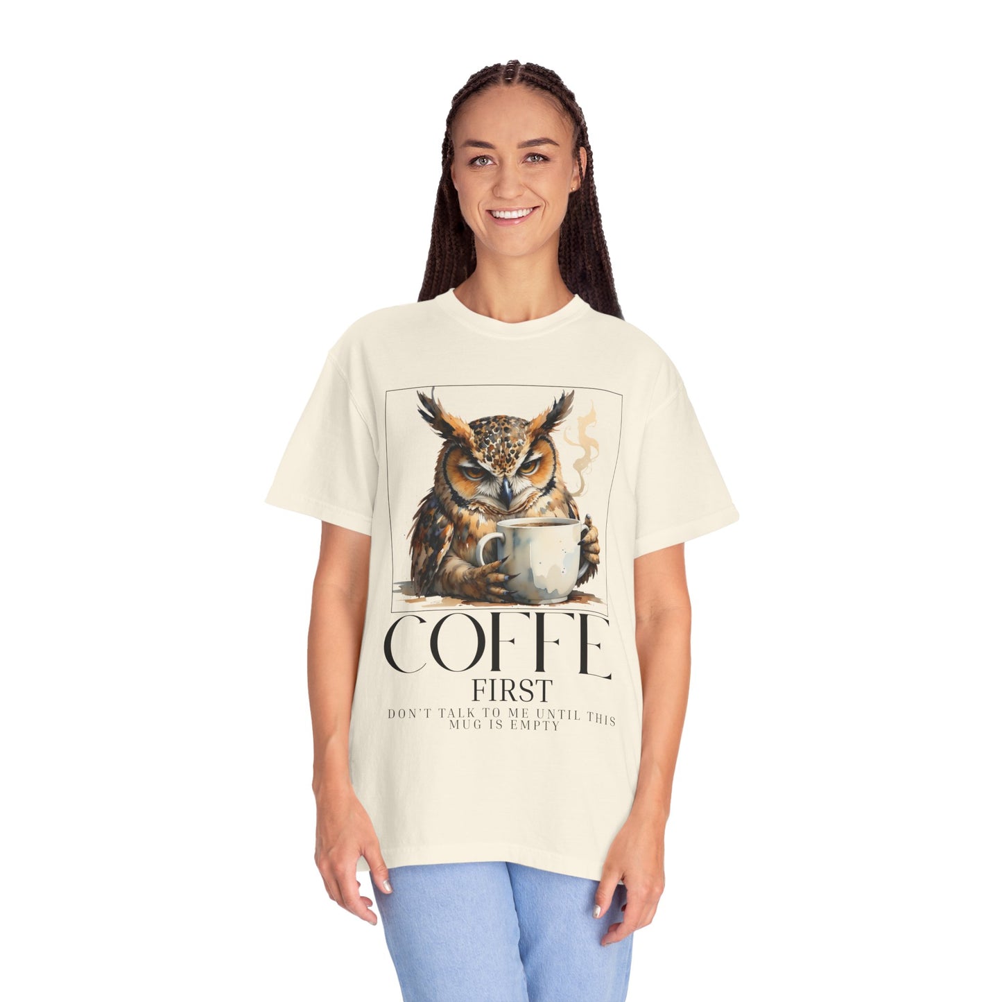 Coffee First Owl T-Shirt