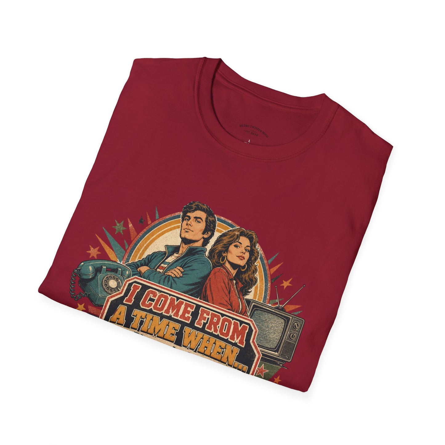 Vintage Road Trip T-Shirt — "I Come From A Time When" Retro Couple Graphic