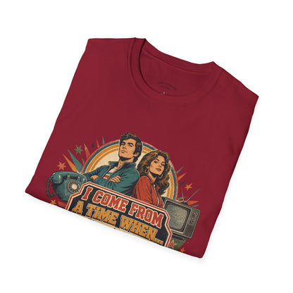 Vintage Road Trip T-Shirt — "I Come From A Time When" Retro Couple Graphic