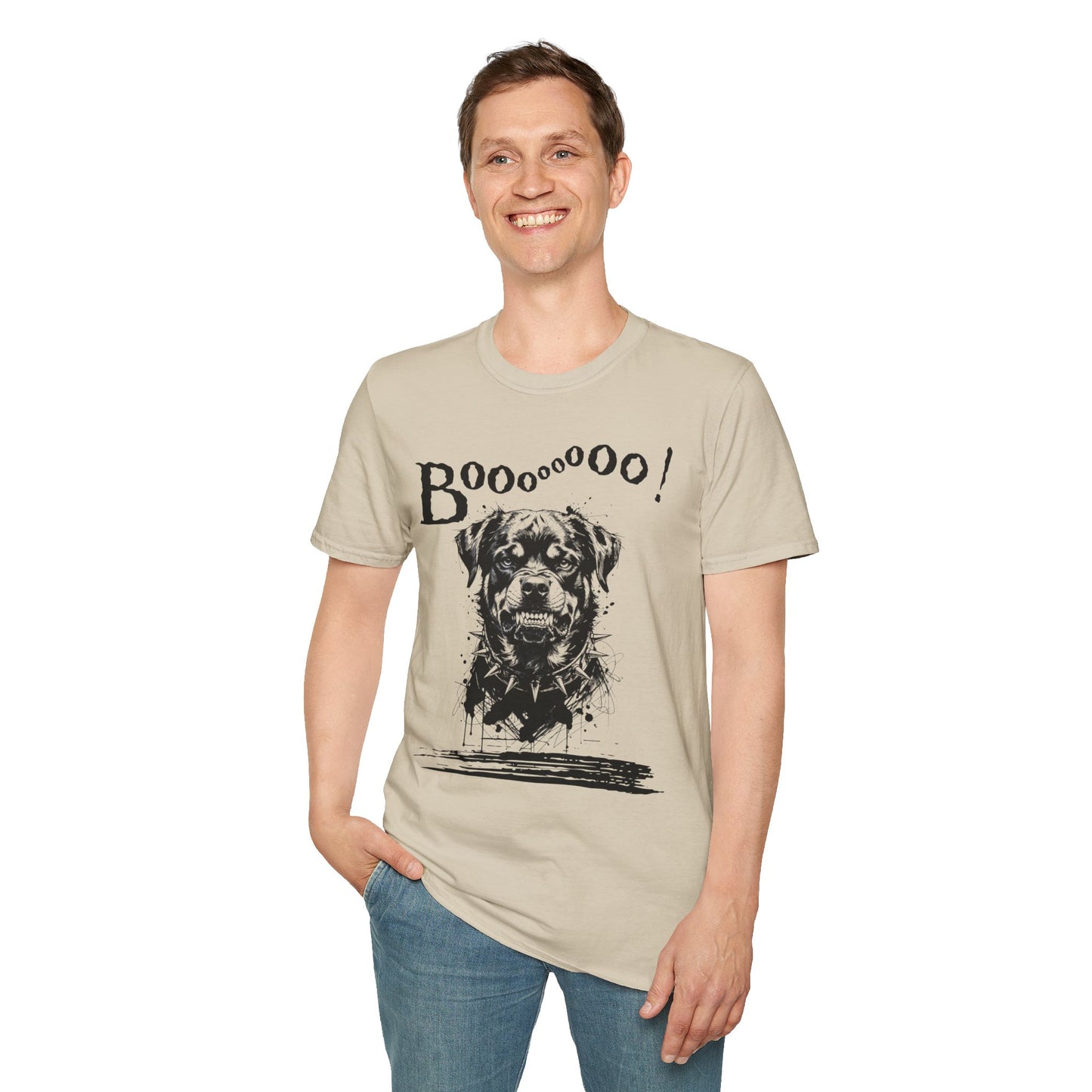 Rottweiler Boo! T-Shirt — Spooky Dog Halloween Tee