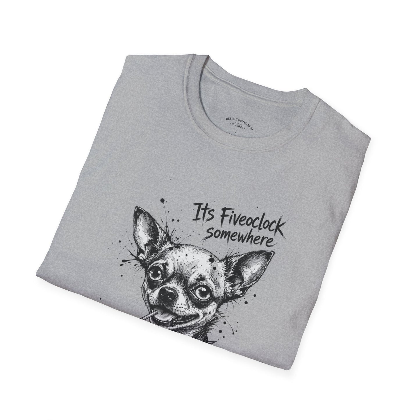 Chihuahua 'It's Five O'Clock Somewhere' T-Shirt
