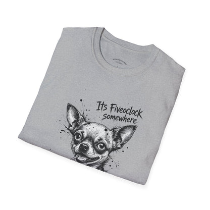 Chihuahua 'It's Five O'Clock Somewhere' T-Shirt