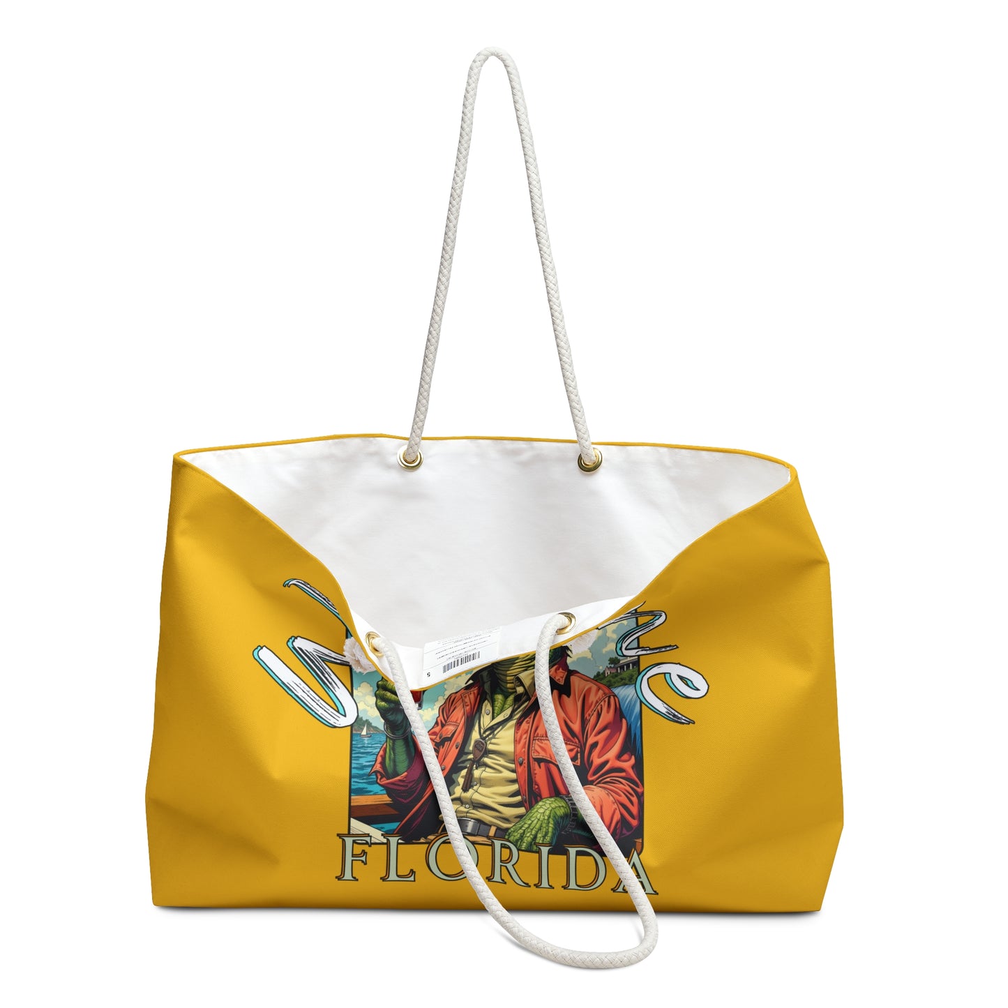 Vibrant Florida-Themed Weekender Bag - Perfect for Travel and Summer Adventures