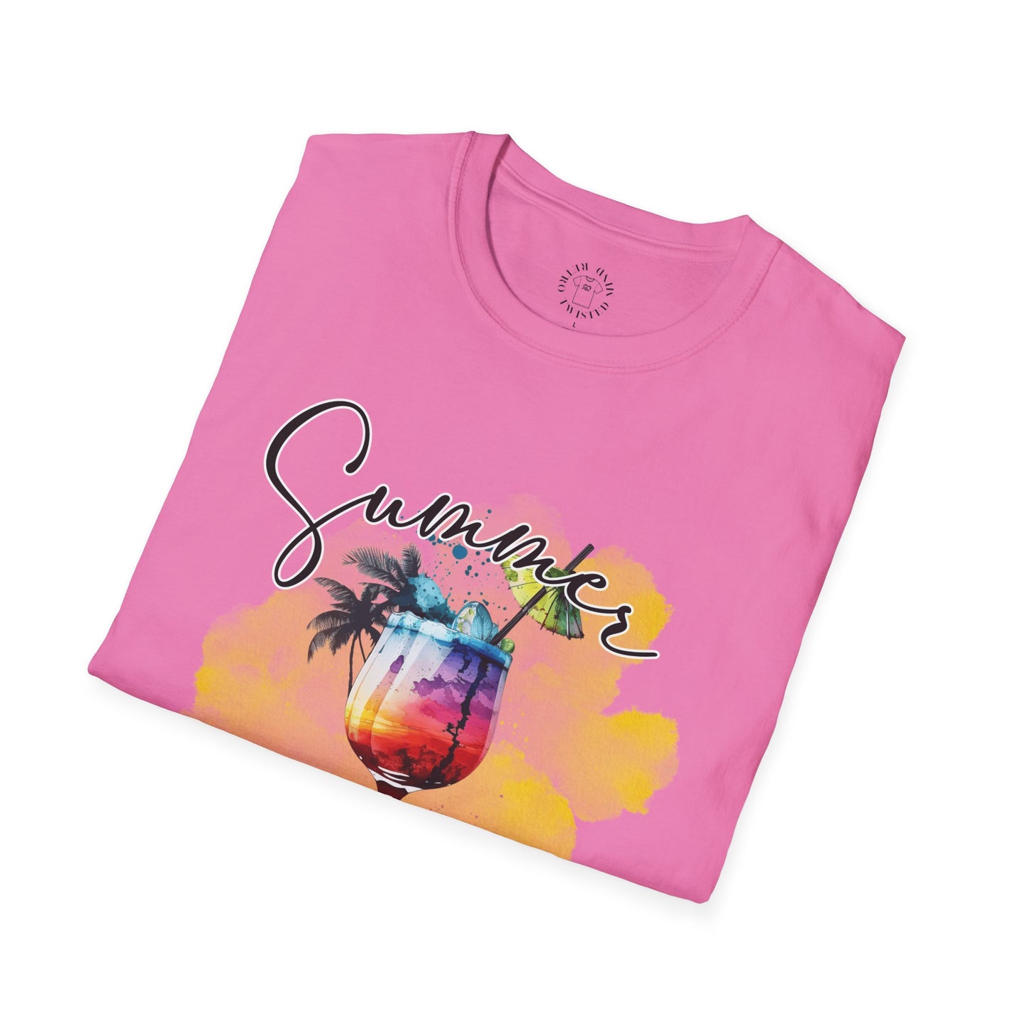 Summer Colors T-Shirt, Unisex Tee for Beach Days, Vacation Style, Summer Outing, Travel Shirt, Gift for Him/Her
