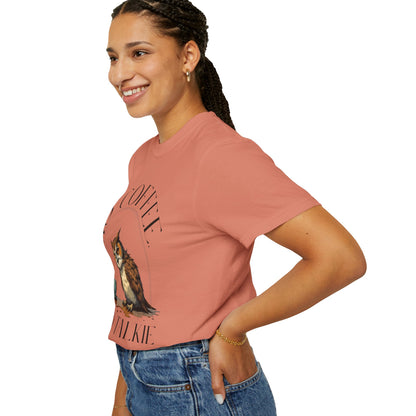 No Coffee No Talkie T-Shirt — Funny Owl Coffee Tee