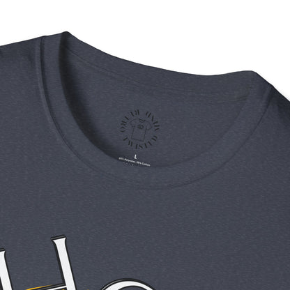 Hello Skull Graphic Unisex Softstyle T-Shirt - Edgy Streetwear Tee,scull