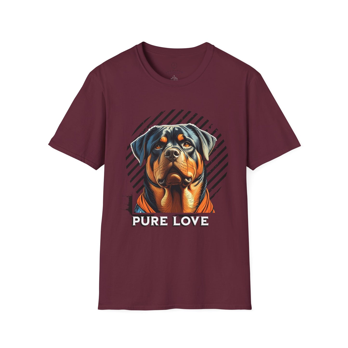 Pure Love Rottweiler Unisex Softstyle T-Shirt