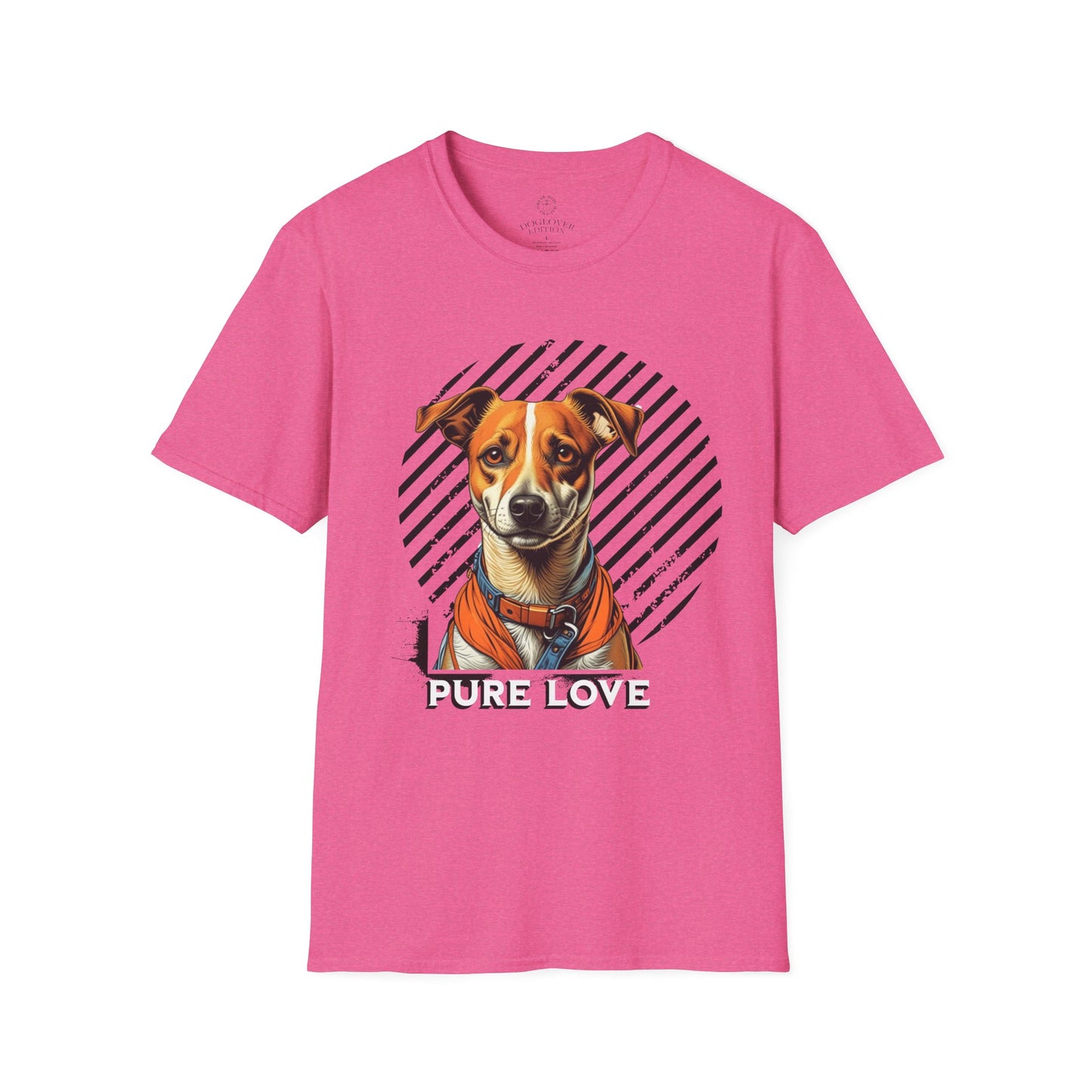 Pure Love Dog Unisex T-Shirt - Softstyle Cotton Tee for Animal Lovers