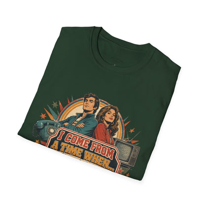 Vintage Road Trip T-Shirt — "I Come From A Time When" Retro Couple Graphic
