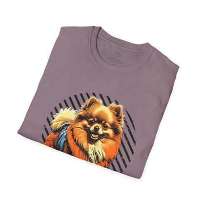 Unisex Softstyle T-Shirt - 'Pure Love' Pomeranian Print