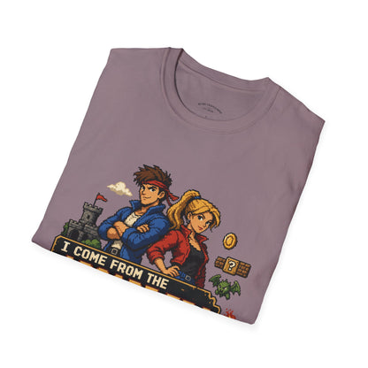 Retro Arcade Era T-Shirt — Pixel RPG Game Tribute