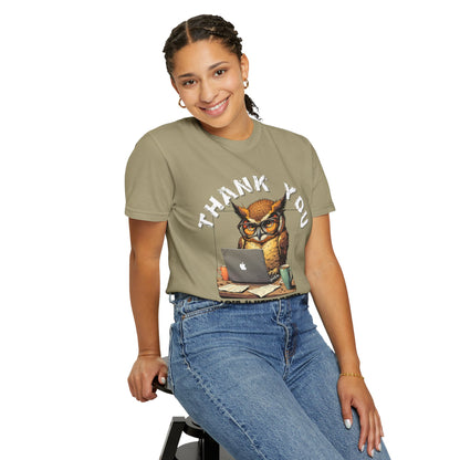 Owl 'Thank You, Not Interested' Graphic T-Shirt