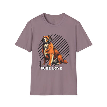 Pure Love Dog T-Shirt - Unisex Softstyle Pet Lover Tee