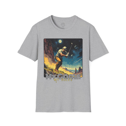My Game, My Rules Unisex Softstyle T-Shirt - Retro Space Design, golf ,sport
