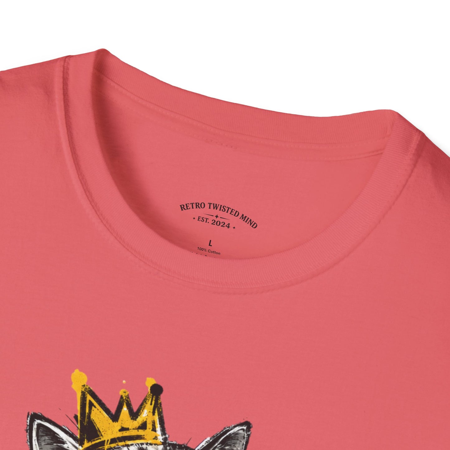 Cat Graphic Tee — "Cats Don't Have Owners They Have Staff"