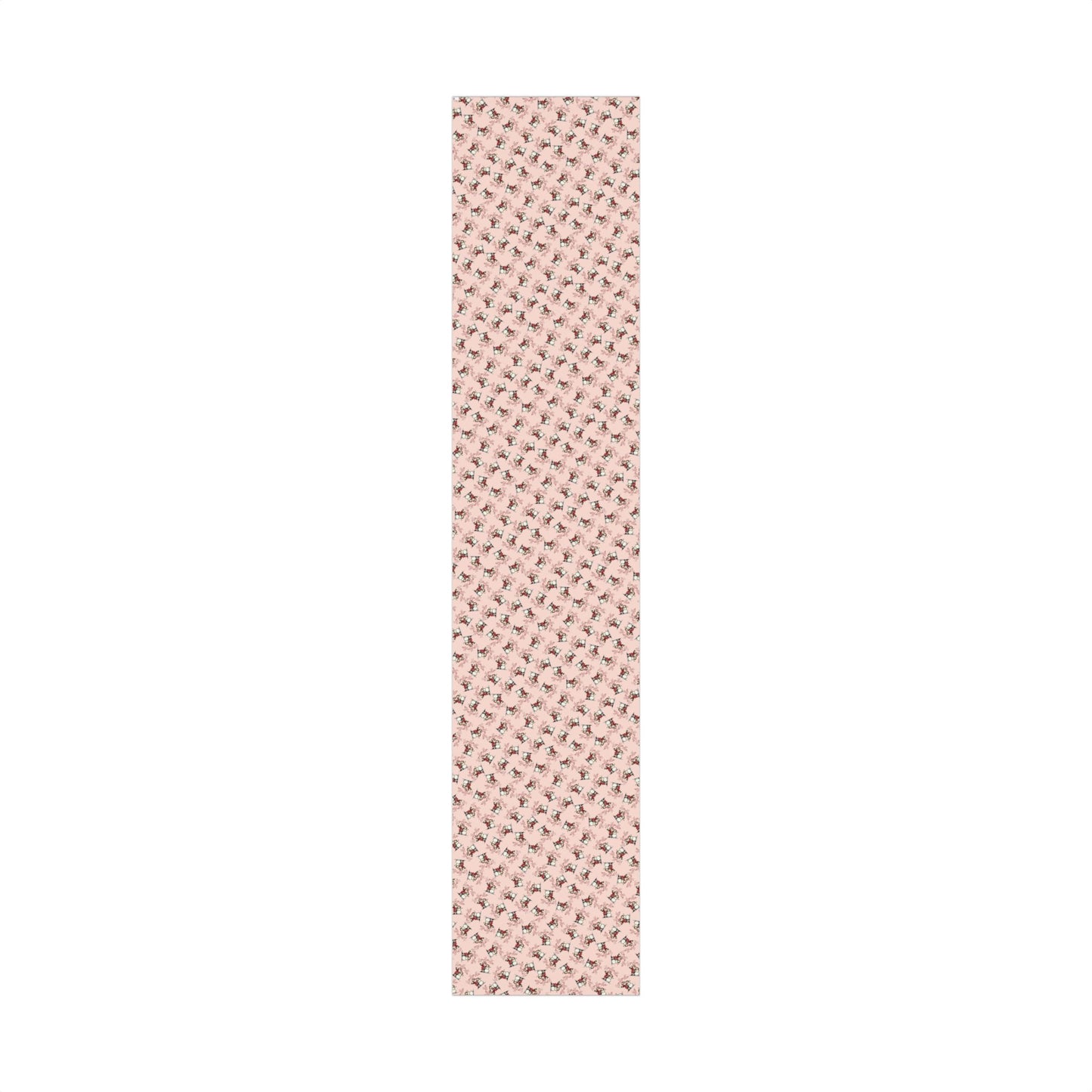 Gift Wrap Paper — Pink Snowman Pattern Holiday Wrapping Paper