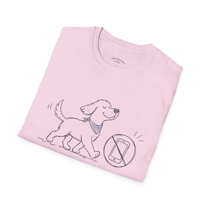 Less Scrolling, More Strolling Dog T-Shirt
