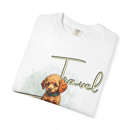 Travel Time Unisex T-Shirt - Perfect for Dog Lovers, Casual Wear, Traveling, Gift for Pet Owners, Adventure Apparel
