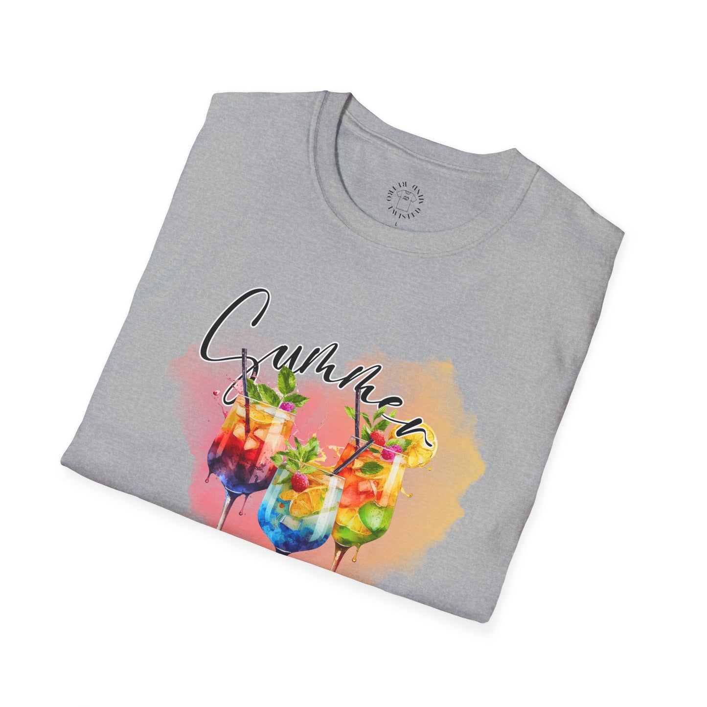 Colorful Floral Summer Unisex T-Shirt, Boho Shirt, Gift for Her, Vacation Tee, Festival Apparel, Summer Outfit
