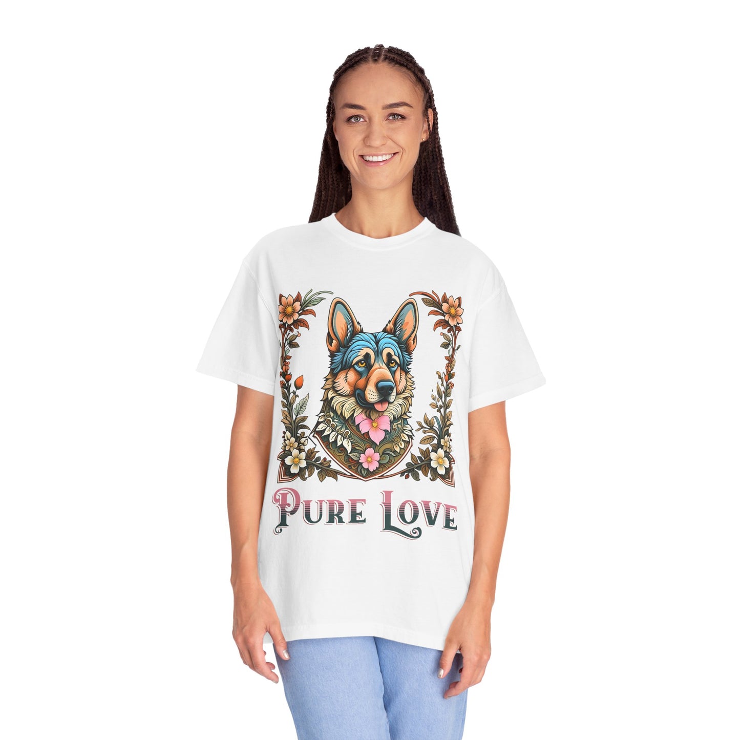 Pure Love Unisex T-Shirt - Dog Graphic Tee for Animal Lovers