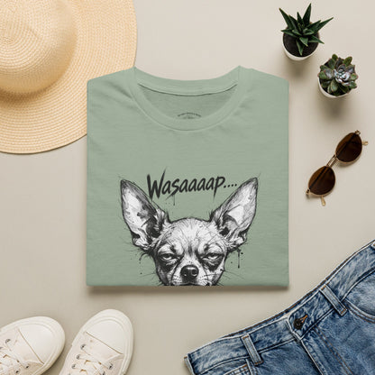 Chihuahua 'Wasaaaap' Graphic T-Shirt — Funny Dog Tee for Pet Lovers