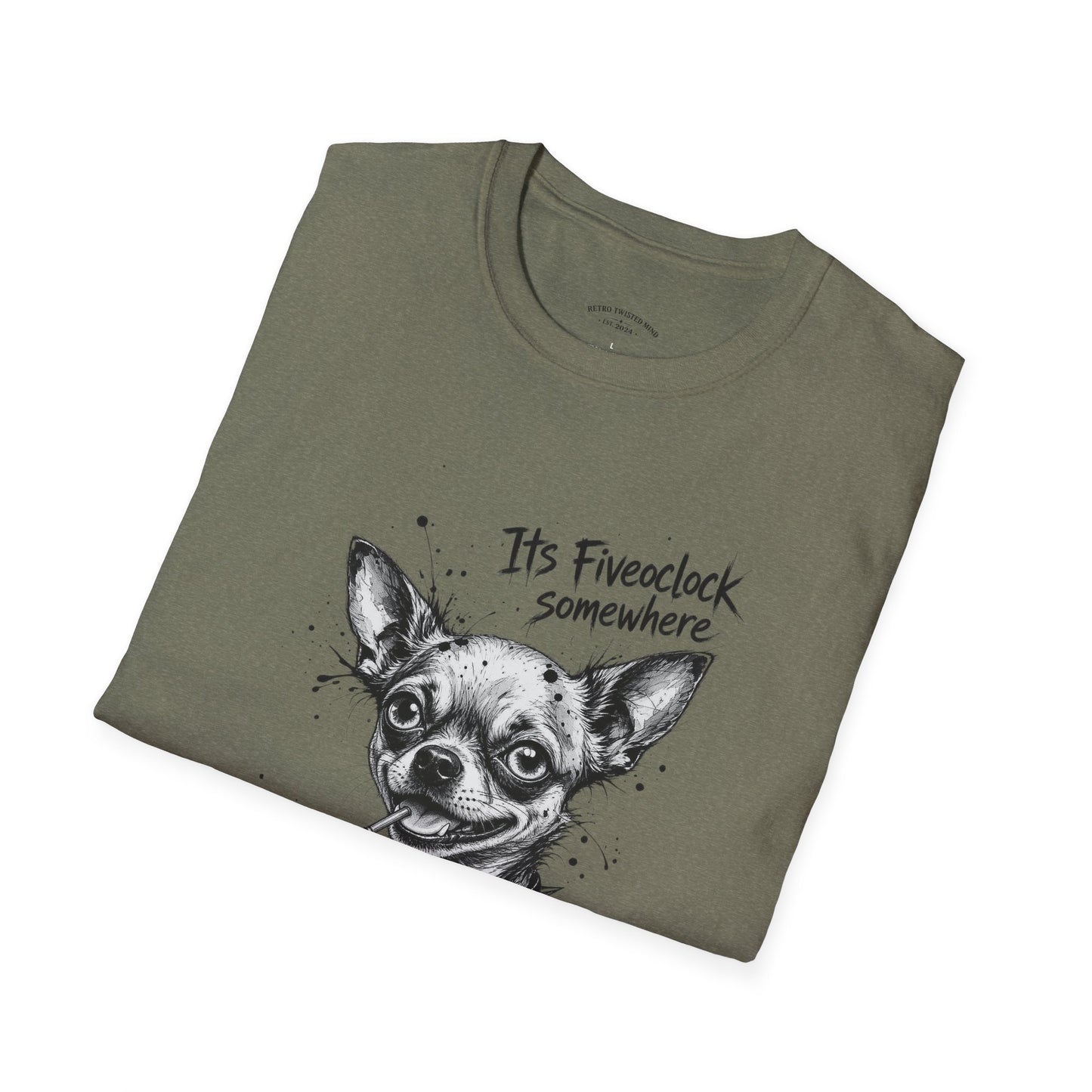 Chihuahua 'It's Five O'Clock Somewhere' T-Shirt