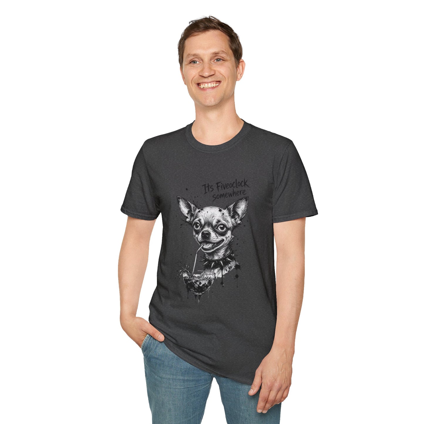 Chihuahua 'It's Five O'Clock Somewhere' T-Shirt