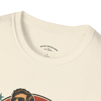Vintage Human T-Shirt — Retro 70s Duo Graphic Tee