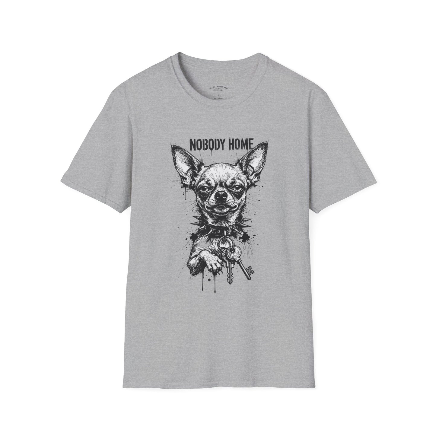 Chihuahua 'Nobody Home' Graphic T-Shirt