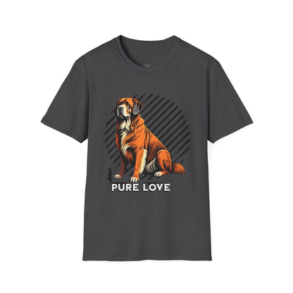 Pure Love Dog T-Shirt - Unisex Softstyle Pet Lover Tee