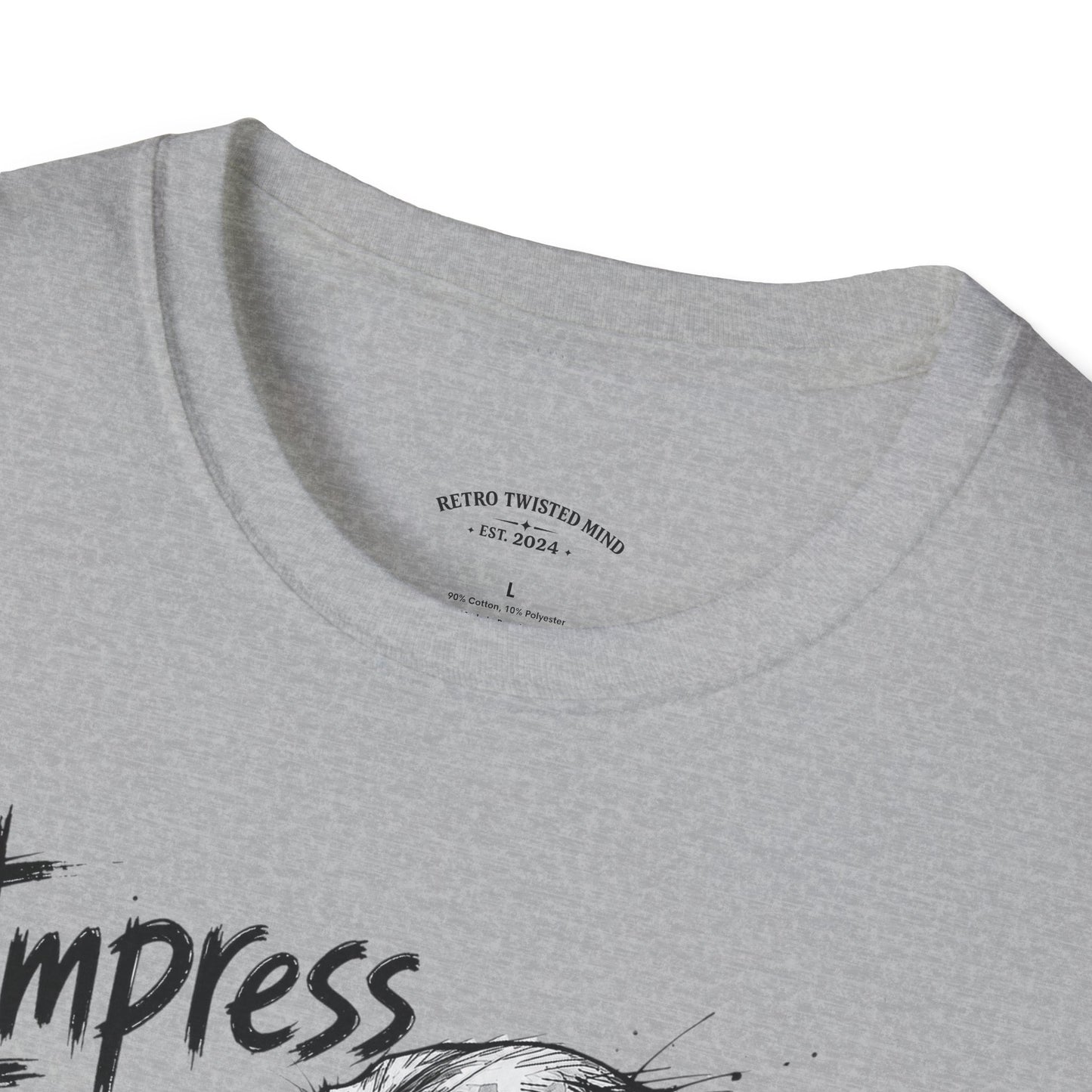 Dachshund Graphic Tee — "Impress Me. I'll Wait" Dog Lover T-Shirt