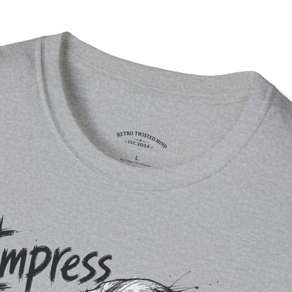Dachshund Graphic Tee — "Impress Me. I'll Wait" Dog Lover T-Shirt