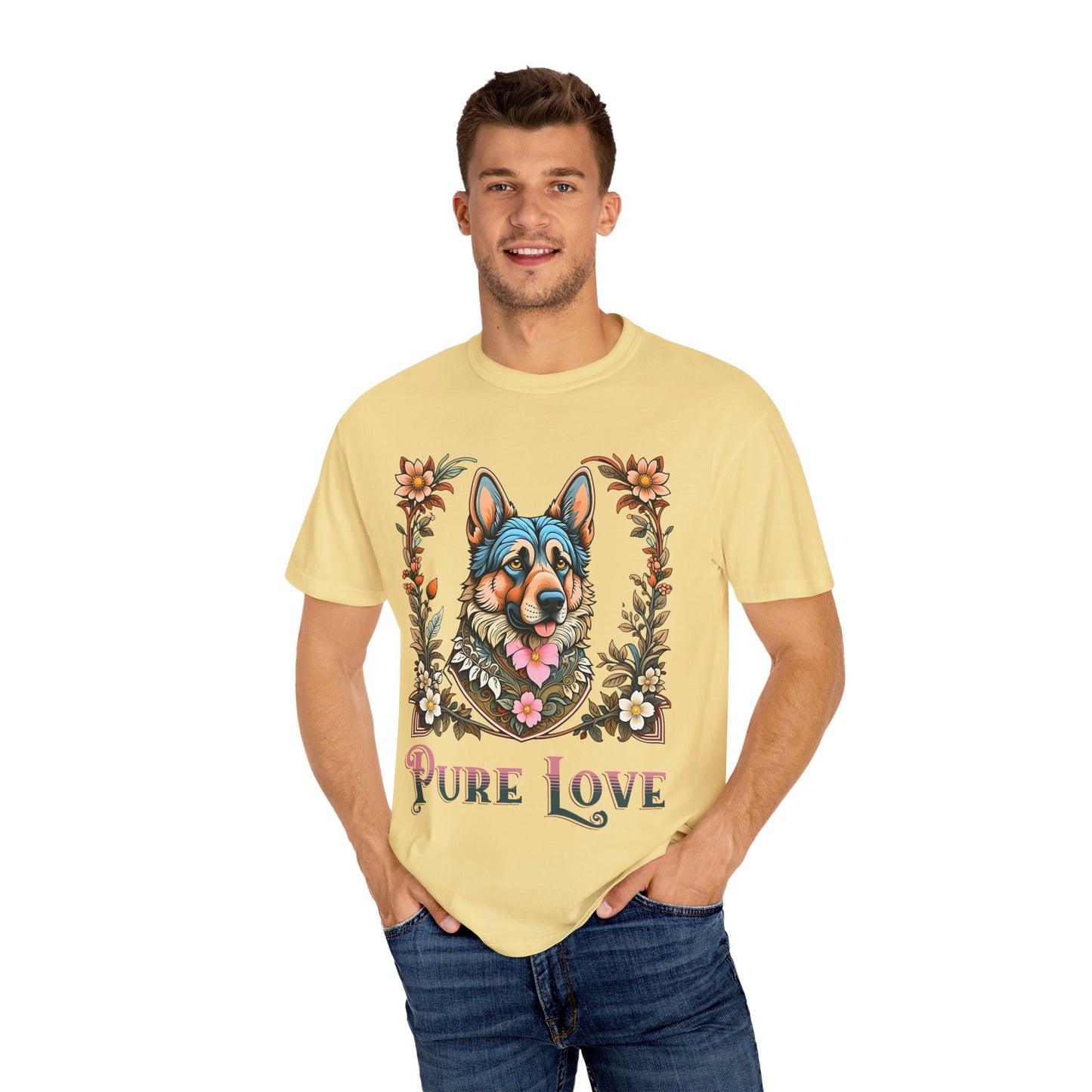 Pure Love Unisex T-Shirt - Dog Graphic Tee for Animal Lovers