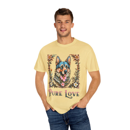Pure Love Unisex T-Shirt - Dog Graphic Tee for Animal Lovers