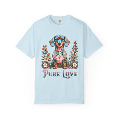 Pure Love Unisex Dog T-Shirt | Colorful Pet Lover Tee