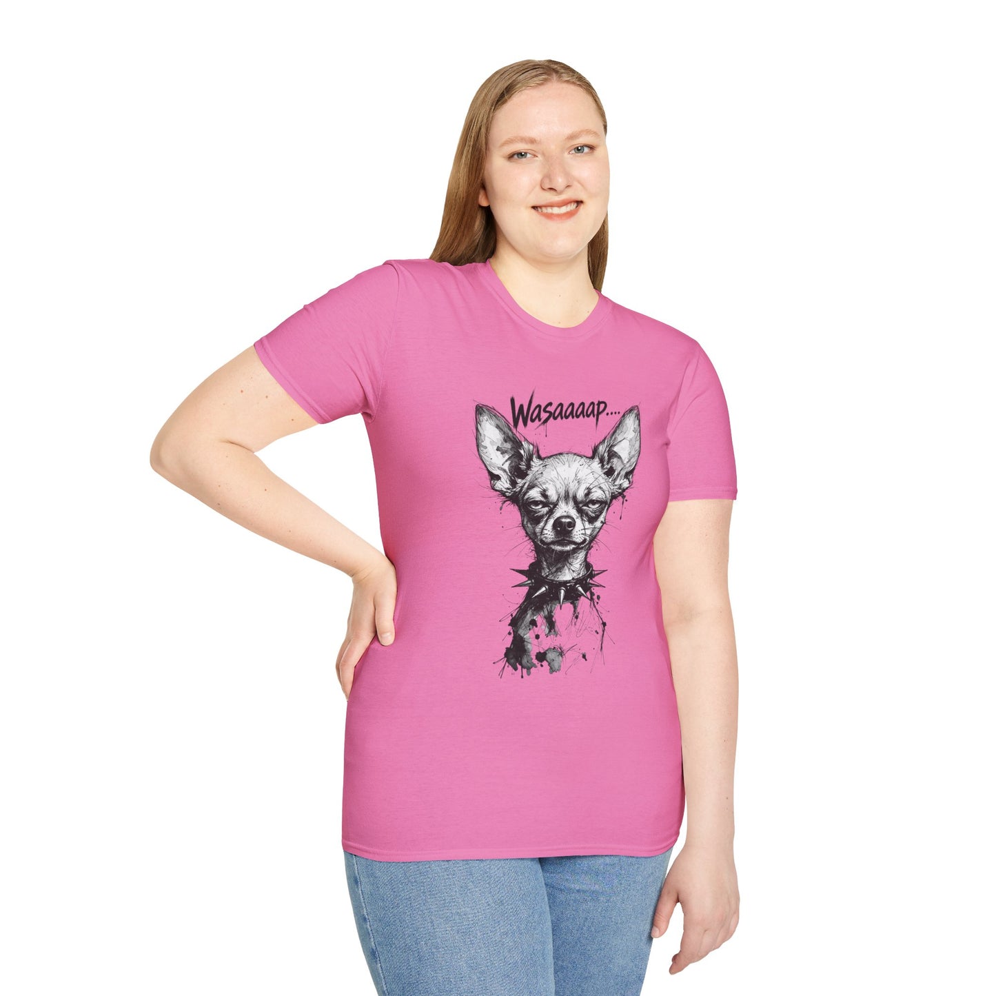 Chihuahua 'Wasaaaap' Graphic T-Shirt — Funny Dog Tee for Pet Lovers