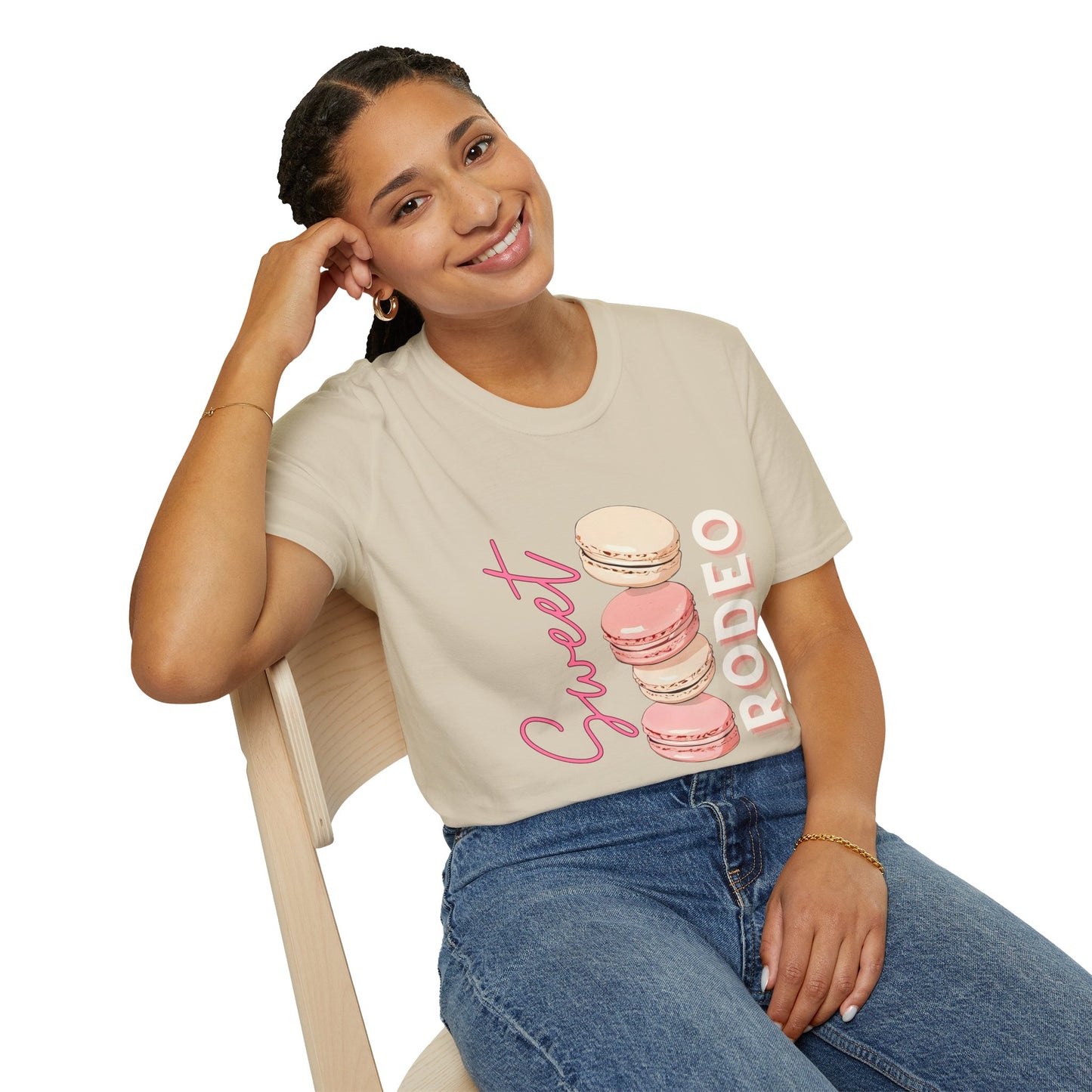 Sweet Rodeo Unisex Softstyle T-Shirt - Comfortable and Trendy for Every Occasion. macaroons.twisted