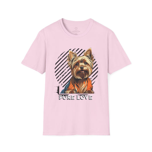 Pure Love Yorkie Unisex Softstyle T-Shirt