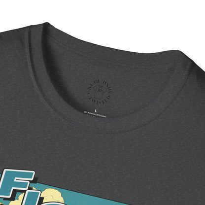 Fishing Like a Pro Unisex Softstyle T-Shirt - Perfect for Anglers & Outdoor Enthusiasts,gator