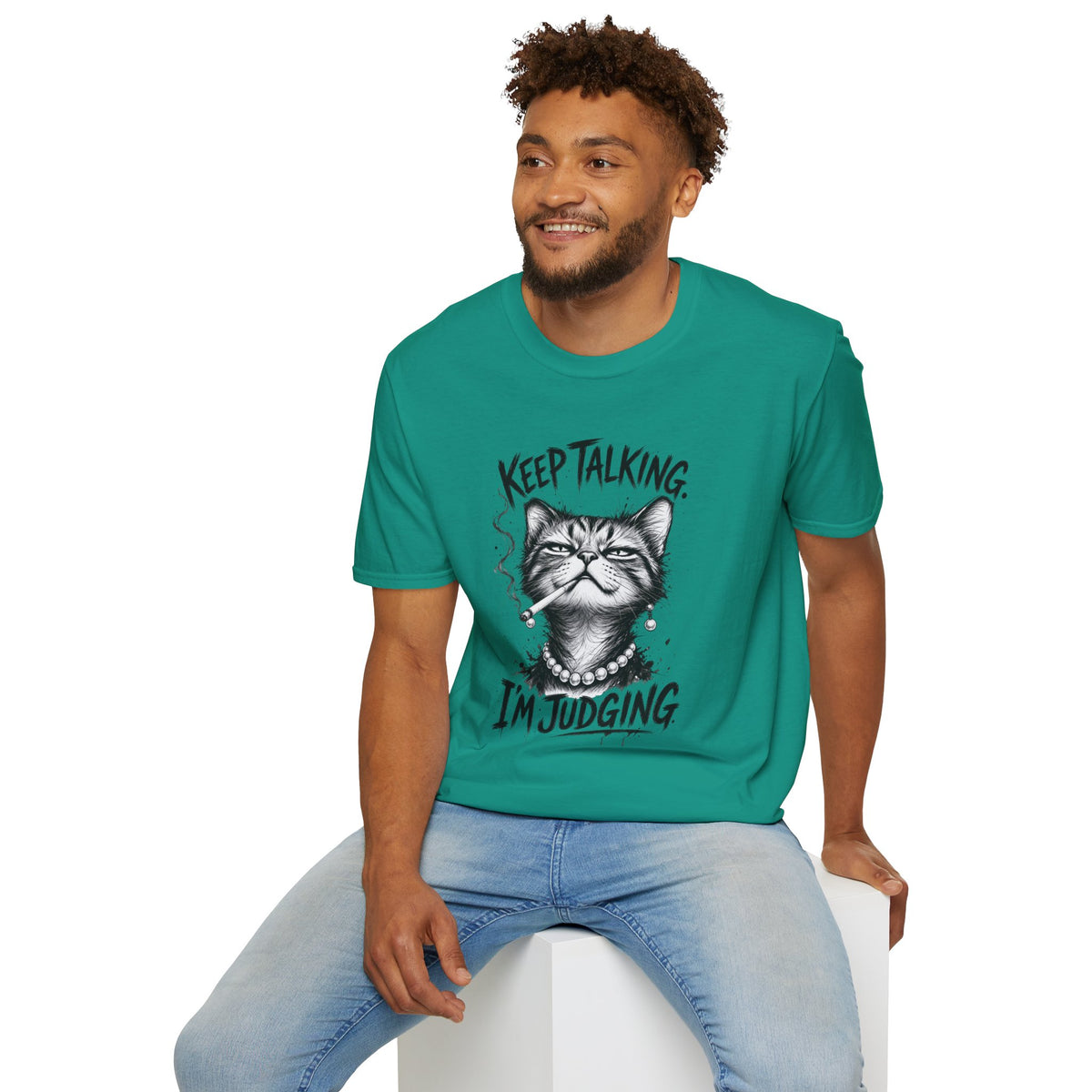 Keep Talking, I'm Judging Cat T-Shirt