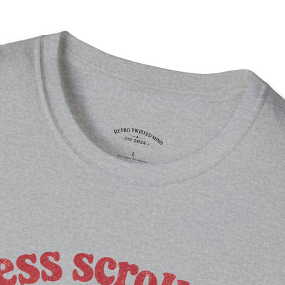 Less Scrolling More Strolling T-Shirt — Retro Dog Walk Graphic Tee