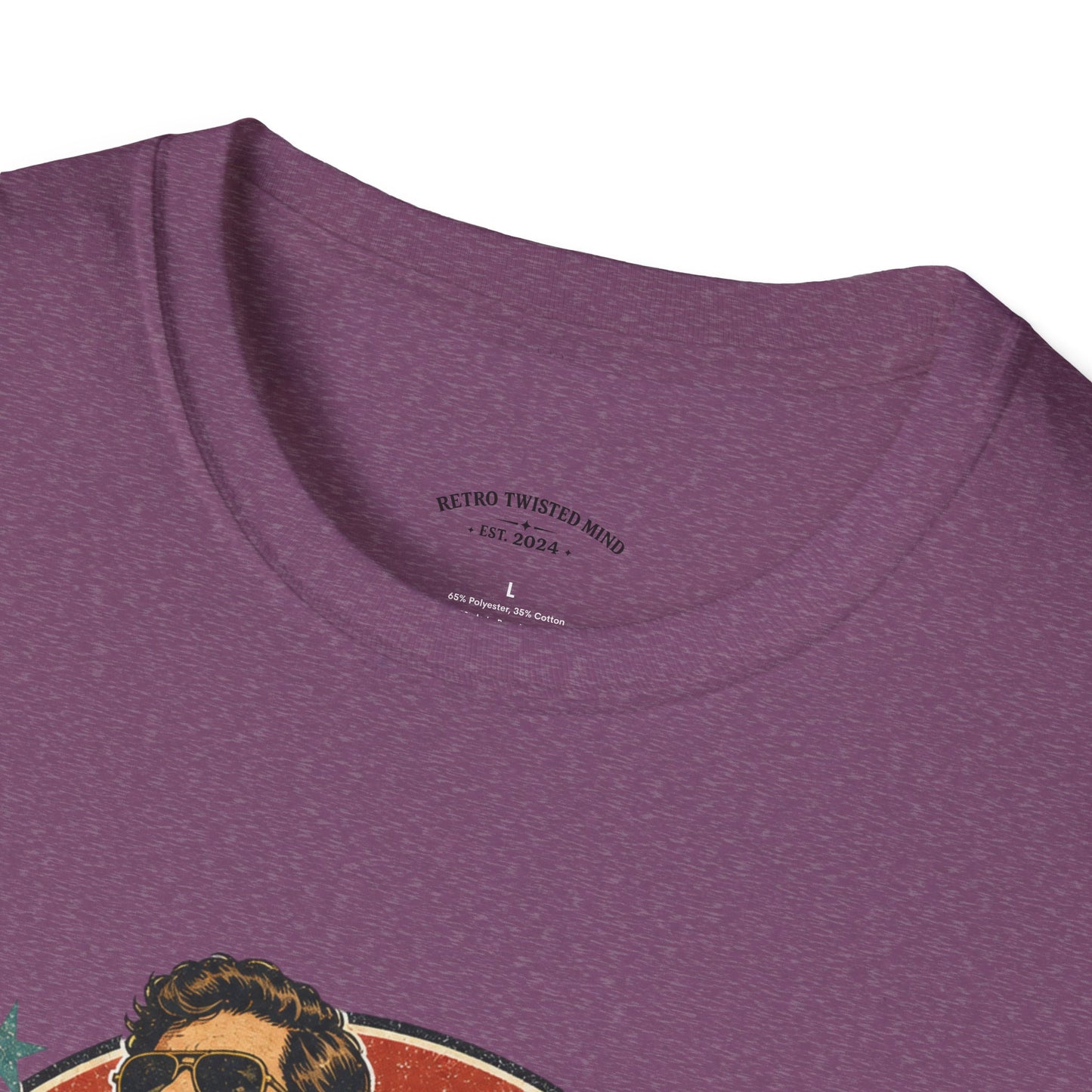 Vintage Human T-Shirt — Retro 70s Duo Graphic Tee