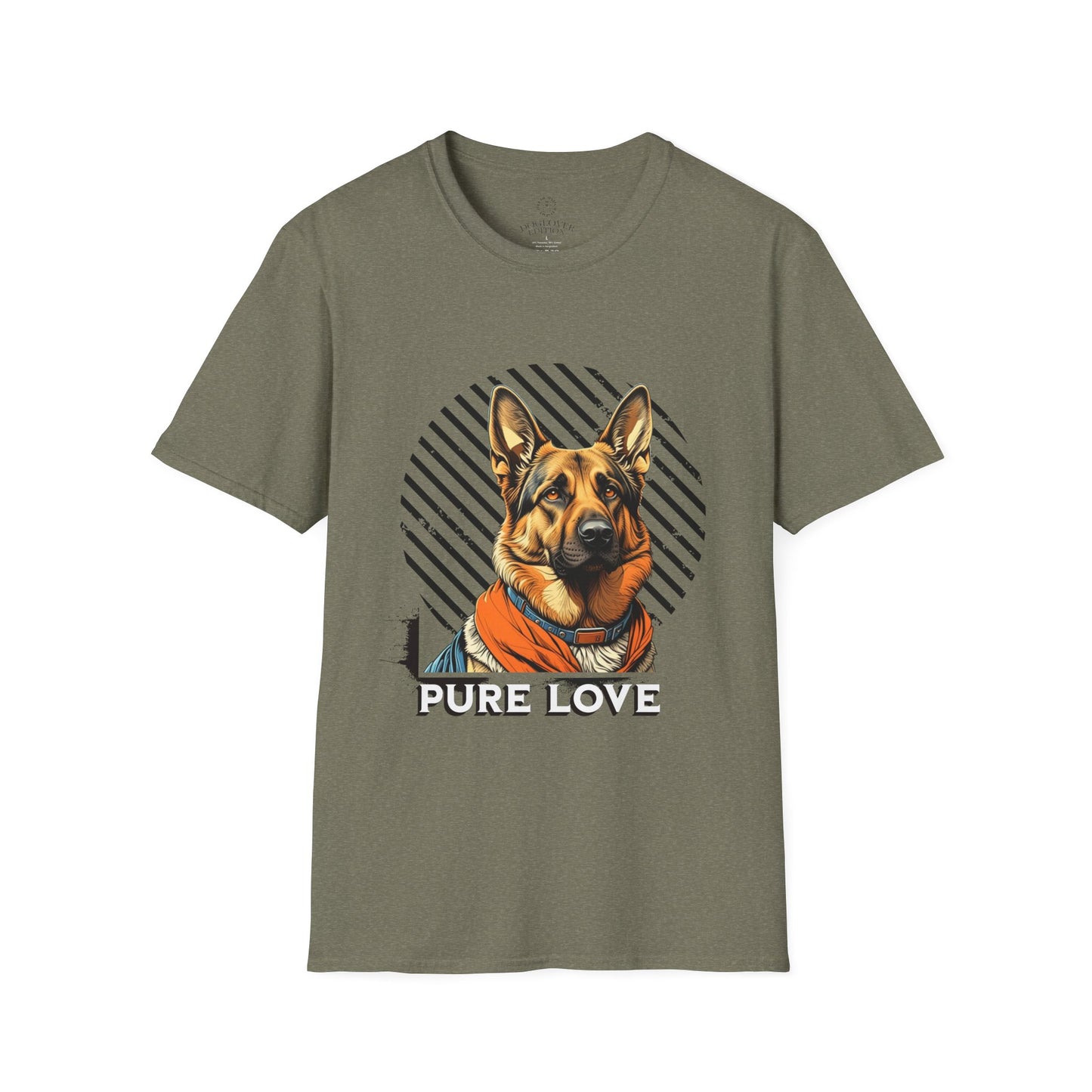Pure Love Dog Art Unisex T-Shirt - Perfect Gift for Dog Lovers