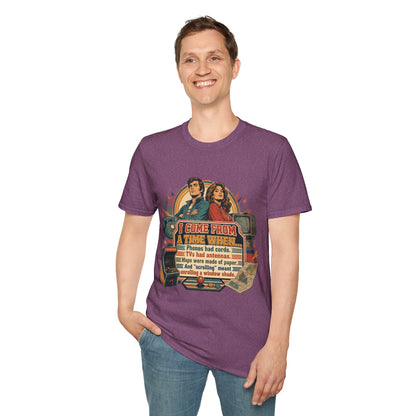 Vintage Road Trip T-Shirt — "I Come From A Time When" Retro Couple Graphic